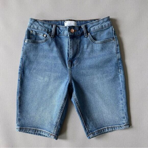 ASOS Denim Bermuda Shorts Size 28 Waist - Picture 1 of 7